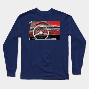 Vintage Mercedes Dashboard Long Sleeve T-Shirt